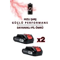 21v Çift Akülü Yüksek Basınçlı Püskürtme Boya Tabancası Şarjlı Ilaçlama & Boya Makinesi
