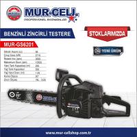 MUR-GS6201 BENZİNLİ ZİNCİRLİ TESTERE ODUN KESME HIZAR MAKİNESİ SİYAH