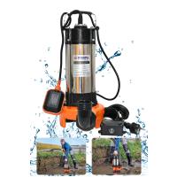 V1100df Bıçaklı Bakır Sargılı Drenaj Pompası Çift Termik Korumalı 1.1kw 1.5hp